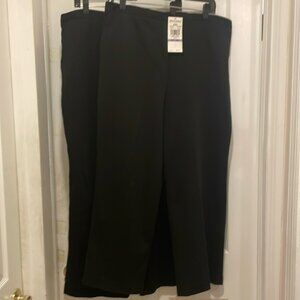 NWT 2 PAIRS OF PERFECT ALFRED DUNNER ELASTIC WAIST PANTS SIZE 18P